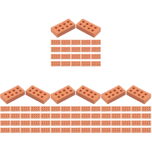 200Pièces Mini Micro Pour Construction Diorama Marron 1
