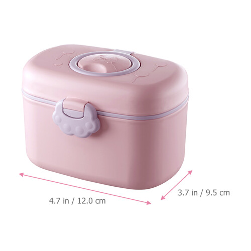 1Ensemble Boîte De Bébé Rose PP Portable Étanche 1