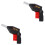 2Pièces Éventail Main Noir Pour Bbq Camping - 3