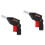 2Pièces Éventail Main Noir Pour Bbq Camping - 4