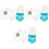 3Ensembles Automatique Poulet Transparente Colorée 5