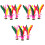30Pièces Shuttlecock Chinois Plume Caoutchouc 3