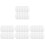 40Pcs White Foam Easter Eggs DIY Craft Decor Unpainted Egg Ornaments 3