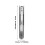 2Ensembles Rails Robustes Pour , Acier Inox, Installation Facile 3