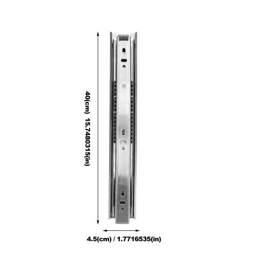 2Ensembles Rails Robustes Pour , Acier Inox, Installation Facile 2