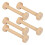 5Pièces En Bois Khaki Vintage Pour Macramé 8