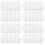 40Pcs White Foam Easter Eggs DIY Craft Decor Unpainted Egg Ornaments 6