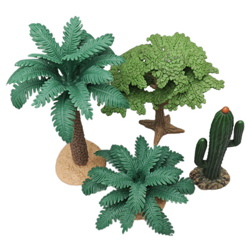 12Pièces Mini PVC Vertes Pour Décoration Intérieure Diorama