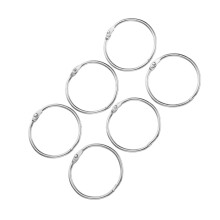 50Pièces Anneaux De Argentés En Fer Pour DIY