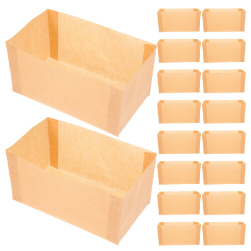400Pcs Mini Loaf Pan Disposable Paper Liners for Bread Cake Baking 1