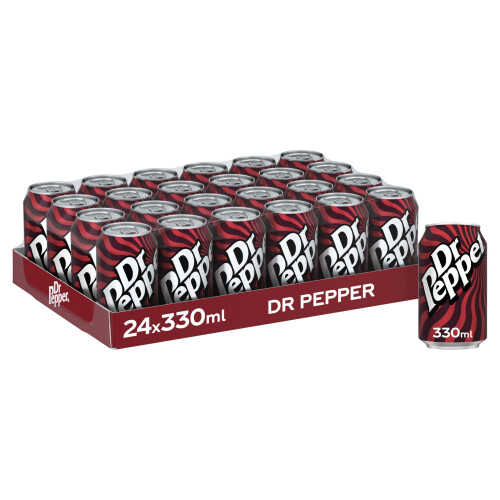 Dr Pepper Dr Pepper Can Original 330 ml (Pack of 24)