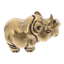 4 vintage messing nashorn anhänger, schlüsselanhänger, diy geschenk
