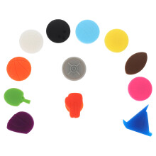 12 Pièces Marqueurs De Verre En Silicone Pour Vins Boissons Sport