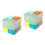 2Pièces Cube Rgb En Verre Multi Pour Science Décoration 4