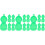 15Pcs Portable Green Plastic Scrapers Scratch Off Tools 6