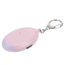 3Pcs Compact Sound Alarm for Women Kids Personal Security LED Light