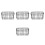 4Pcs Black Iron Multi Functional Kitchen Storage Basket Organizer 5