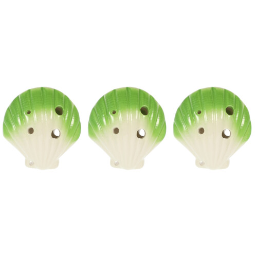 3Pcs Durable Ceramic 6-Hole Ocarina for Kids Beginner Practice Gift 2
