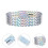 200Pcs Adjustable Silver Holographic Wristbands Waterproof Event Bands 9