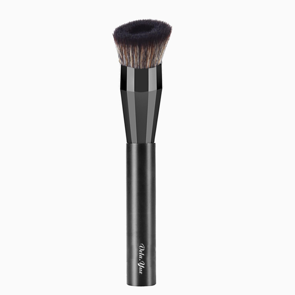 Angled Liquid Foundation Brush for Flawless Coverage Cruelty Vegan Face Makeup Brush