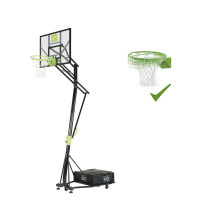 EXIT Galaxy Portable Basketball Backboard on Wheels with Dunk Hoop