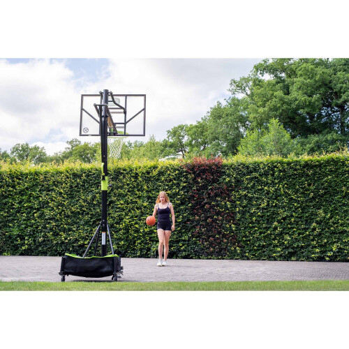 EXIT TOYS EXIT Galaxy Portable Basketball Backboard on Wheels with Dunk Hoop 2