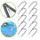 10pcs Luminous Zipper Pull Replacement Tabs, Durable Extender Cords for Jackets and Bags 4
