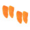 4Pièces Modèles Saumon Orange Simulation Haute Qualité Décoration 7