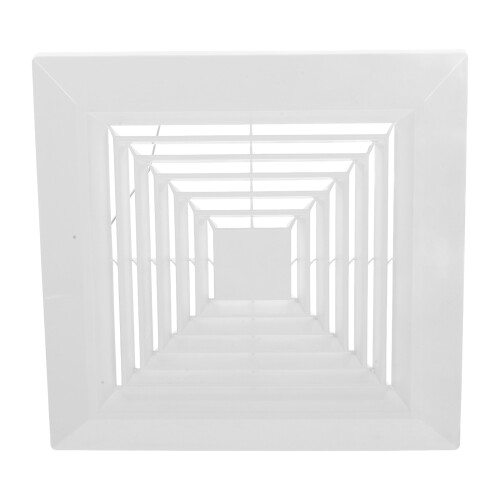 5Pcs Bathroom Ventilation Fan Cover White ABS with Easy Installation