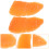 4Pièces Modèles Saumon Orange Simulation Haute Qualité Décoration 8