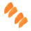 4Pièces Modèles Saumon Orange Simulation Haute Qualité Décoration 3