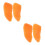 4Pièces Modèles Saumon Orange Simulation Haute Qualité Décoration 6