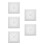 5Pcs Bathroom Ventilation Fan Cover White ABS with Easy Installation 4