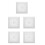 5Pcs Bathroom Ventilation Fan Cover White ABS with Easy Installation 8