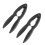 4Pcs Lightweight Black Walnut Clamp Nutcracker Efficient Shell Opener 1