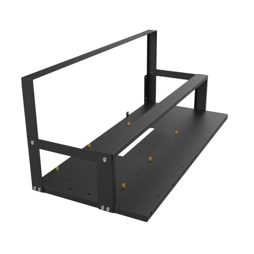 Black Computer Graphics Cards Frame Open Air Storage Bracket