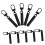 10Pcs Zipper Pull Replacement Kit for Coats Clothes and Bags Durable Easy Install 1