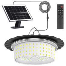 Solar Shed Light with Motion Sensor, 5 Modes, 360 Adjustable, IP65 Waterproof for Barn, Coop, Yard