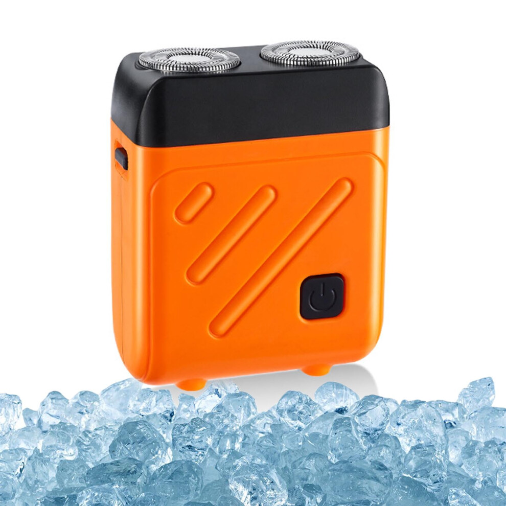 Electric Shaver for Men, 360 Dual Head Rotary, USB Rechargeable Waterproof Razor for Travel
