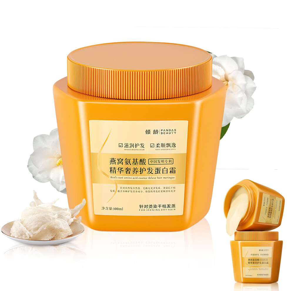 Cream Hair Protein With Amino Acids Deep Nourishment Bird's Nest For Dry Damaged Hair 500Ml