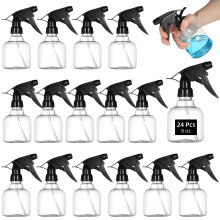 24 Pcs 8 oz Plastic Spray Bottles with Adjustable Nozzles, LeakProof Refillable for Hair and Gardening Ref: 5405