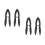 4Pcs Lightweight Black Walnut Clamp Nutcracker Efficient Shell Opener 7