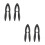 4Pcs Lightweight Black Walnut Clamp Nutcracker Efficient Shell Opener 6