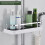 Étagère de rangement pour douche, adjustable, 15,0 po, finition chromée 3
