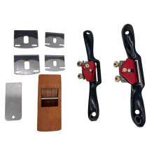 Woodworking Spokeshave Set with 6 Blades and Adjustable Hand Plane, Precision Wood Shaping Kit