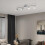 4Light Chrome Ceiling Spotlight Track Lighting Kit, Adjustable Rotatable Lamps for Gallery and Hallway 3