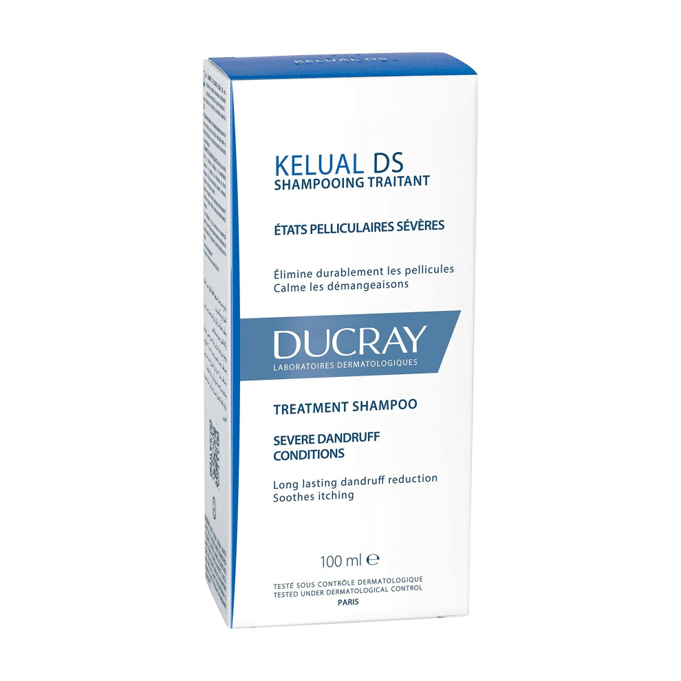 Ducray Pierre Fabre Kelual Ds Anti-Reappearance Dandruff Treatment Shampoo, 100 Ml