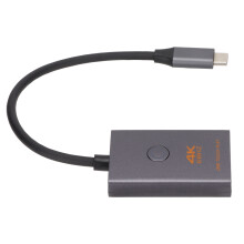 USB Type C to HDMI 2.0 Adapter 4K 60Hz Display Support Tinned Copper Wire and Slim Aluminum Body Real Time Conversion for Home Office Gaming