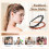 Diadema con pinzas 2 uds, 8 clips cada. 4