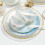 Ceramic Soup Bowls Set Blue Dinnerware Microwave Dishwasher Safe Scratch Resistant 8in 6in 2